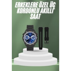 2025 Model Yuvarlak Ekran Android ve İOS Uyumlu GPS Takibi Yapabilen Akıllı Saat