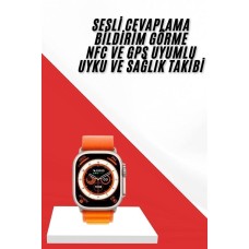 Akıllı Saat GPS Özelliği Bildirim Görme Adımsayar Sesli Görüşme Yapabilen