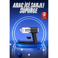 Vakumlu Süpürge Şarjlı Elektrikli Mini Taşınabilir Uzun Ömürlü Hazneli