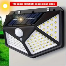 Egonex 100 Led Güneş Duvar Lambası Açık Güneş Lambası