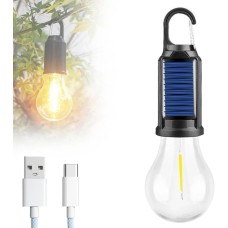 Solar Güneş Enerjili Led Ampul 3 Modlu Uzaktan Kumandalı Solar Camping Lamp