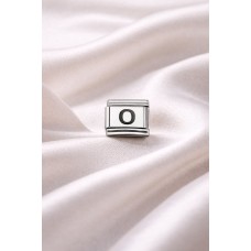 O Harf Charm | Çelik Bileklik Aksesuarı | Kişiye Özel Harf Modülü | Minimal & Zarif