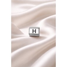 H Harf Charm , Çelik Bileklik Aksesuarı , Kişiye Özel Harf Modülü , Minimal & Şık Tasarım