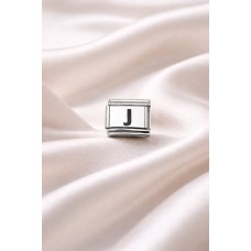 J Harf Charm | Çelik Bileklik Aksesuarı | Kişiye Özel Harf Modülü | Minimal & Şık Tasarım