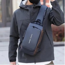 Şifreli Kilitli Usb Girişli Göğüs Omuz Çantası Body Bag