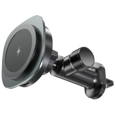 ALLY QI-206 Magsafe Uyumlu Araç Içi 15W Kablosuz Hızlı Şarj Telefon Tutucu-(5775)