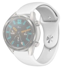 22MM Silikon Kayış Kordon Gear S3 Watch 4 -GT2 GT2E 46MM KayışKordon Watch Active 2 22MM-(5775)