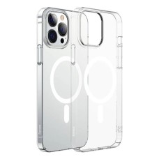 Baseus Crystal iPhone 12 Pro Max Kılıf Magsafe Uyumlu Manyetik Kılıf-(5775)