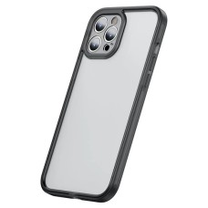 Baseus iPhone 12 Pro Max Kamera Lens Koruyuculu Frame Kılıf-(5775)