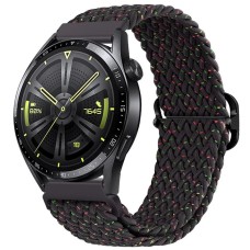 ALLY 20MM Gear S2 R600 Watch S4 42mm Huawei Watch Gt 20MM Japon Tokalı Elastik Kayış Kordon-(5775)