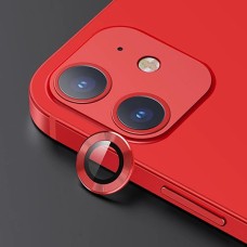 USAMS İPhone 12 - 12 Mini 3D Metal Çerçeveli Kamera Lens Koruyucu-(5775)