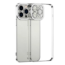 ALLY Fashion Series iPhone 11 Pro  Kılıf Renkli Kenar Lazer Çerçeveli Silikon Kılıf-(5775)