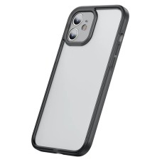 Baseus iPhone 12 Mini Kamera Lens Koruyuculu Frame Kılıf-(5775)