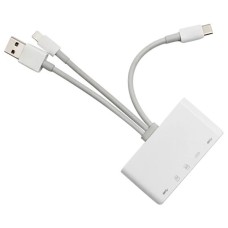 ALLY 3 İN1  İPhone+Usb C+ Usb A Kamera Okuyucu Kart Okuyucu-(5775)