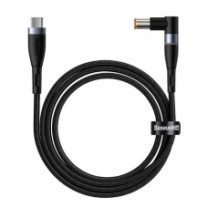 Baseus Zinc Manyetik Type-C to DC Round (79x55mm) Lenovo Laptop Şarj Kablosu 100W 2m-(5775)