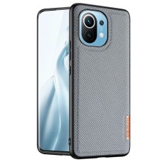Dux Ducis Fino Serisi Xiaomi Mi 11 Kılıf Premium Dokuma Silikon Kılıf-(5775)