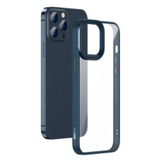 Baseus Crystal iPhone 13 Pro Max Kılıf Jel Çerçeve Zırhlı Silikon Kılıf-(5775)