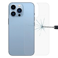 Ally iPhone 13 Pro Max 6.7 Tempered Şeffaf Arka Cam Koruyucu-(5775)