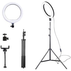 ALLY 10 İnch  Halka Led Tripod(1.30M)Youtuber Video Selfie Stüdyo Makyaj Işığı-(5775)