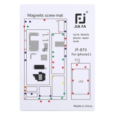 JIAFA JF-870 iPhone 11 6.1 İnc Mıknatıslı Çalışma Hasırı Vida Gostergeli-(5775)