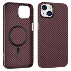 Hoco iPhone 14 Plus 6.7 Kılıf Manyetik Magsafeli Darbe Emici Telefon Kılıfı-(5775)
