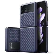 Dux Ducis Venice Series Samsung Galaxy Z Flip4 5G için Premium Deri Kılıf-(5775)