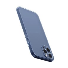 Baseus Simple Case İPhone 12 Pro Max 6.7 İnce Şeffaf Silikon Kılıf-(5775)