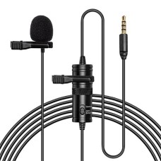 ALLY 3.5MM Universal Lavalier Kablolu Yaka Mikrofonu 6 Metre-(5775)