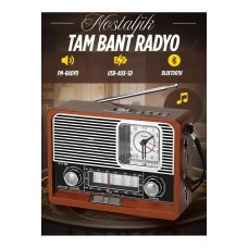 Nostaljik Radyo Yage Yg-892 Nostaljik Radyo Bluetooth Fm Usb