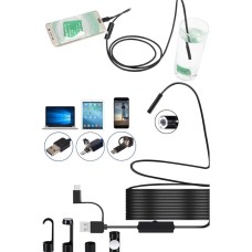 10mt Lens 5.5mm Işıklı Endeskop Boroskop Yılan Kamera