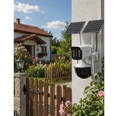 Güneş Enerjili Arsa Kamerası 4G SIM Kartlı Gece Görüşlü Solar Kamera 2 Yıl Garantili
