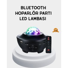 LED Yıldızlı Projektör Galaxy Modlu Renk ve Parlaklık Ayarlı Gece Lambası