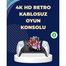 Kompakt ve Hafif Retro Oyun Konsolu 1000 Klasik Oyun Dahil