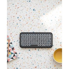 Kompakt Siyah RGB Işıklı Bluetooth Mini Klavye