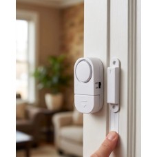 Kapı Alarmı Pencere Sensörü 90 dB Sesli Güvenlik Sistemi Kolay Montajlı