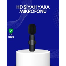 Lightning Girişli 2’li Kablosuz Yaka Mikrofonu Çift Kişilik Kayıt