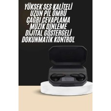 Kulak İçi Bluetooth Kulaklık Rgb Işıklı Çift Mikrofonlu iOS/Android Uyumlu BT 5.2