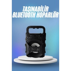 Bluetooth Hoparlör Android ve İOS Uyumlu Ses Bombası USB Girişli Taşınabilir