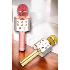 Kablosuz Bluetooth Karaoke Mikrofon USB ve AUX Girişli Yüksek Ses Kalitesi