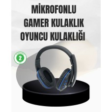 Stereo Oyun Kulaklığı – Güçlü Bas Mikrofonlu ve Konforlu Tasarım