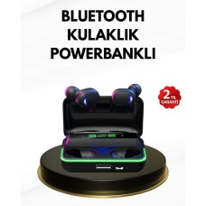 E10 Kablosuz Bluetooth Kulaklık – 3D Ses Powerbank Şarj Kutusu
