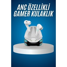 Oyuncu Kulaklığı Mikrofonlu Gürültü Engelleme Gecikme Önleyici Bluetooth Kulaklık