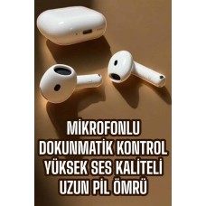 4.Nesil Kaliteli TWS Android ve İOS Uyumlu Mikrofonlu Kulaklık