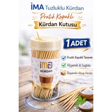 İma Tuzluklu Kürdan 1 Adet | Pratik Kapaklı Kürdan Kutusu