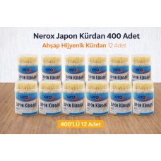 Nerox Japon Kürdan 400 Adet Ahşap Hijyenik Kürdan 12 Adet
