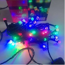 Rgb Renkli Işık Pirinç 10 Metre 100'lü Ledli