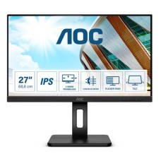27 Aoc Q27p2q Ips 4ms 75mhz 1xvga 1xhdmı 1xdp 1xdvı 2k Qhd 2560x1440 Hoparlör Yükseklik Ayarı Pıvot Vesa Siyah