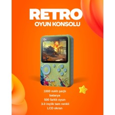 500 Oyun Hafızalı G5 Game Box – Renkli LCD Ekranlı