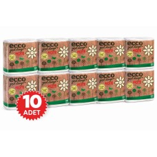 Ecco Green Kağıt  Peçete 100’lü 10 Adet Ekonomik Toplu Set