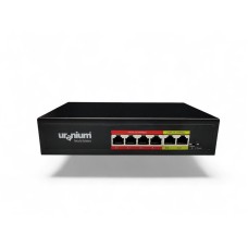 Uranıum Poe-4002-48w 4 Port 10/100 + 2 Port 10/100 Rj45 Uplınk Watch-dog Poe Swıtch(realtek Chıpset)